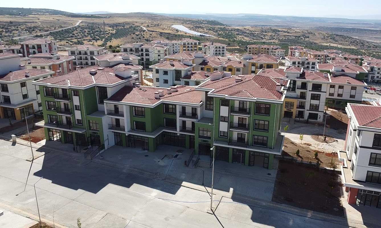 Gaziantep TOKİ şantiyesi, CSM cam ve alüminyum sistemleri uygulaması