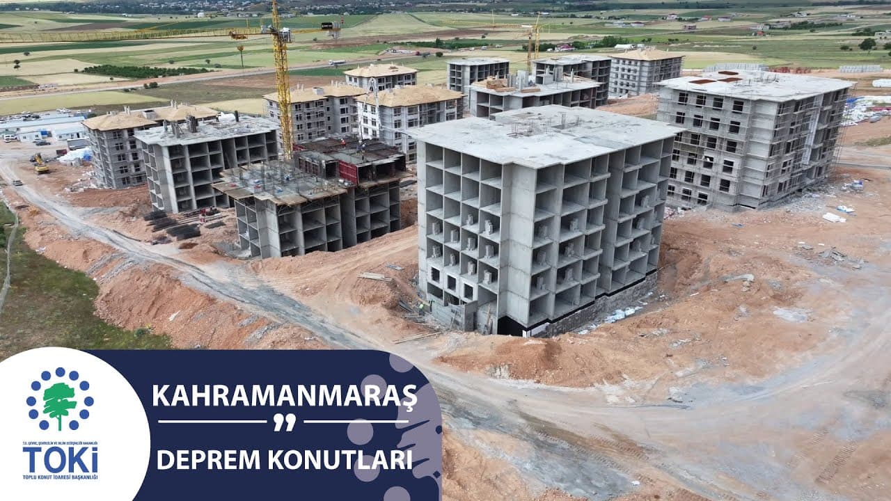 Kahramanmaraş TOKİ şantiyesi, CSM cam ve alüminyum sistemleri uygulaması