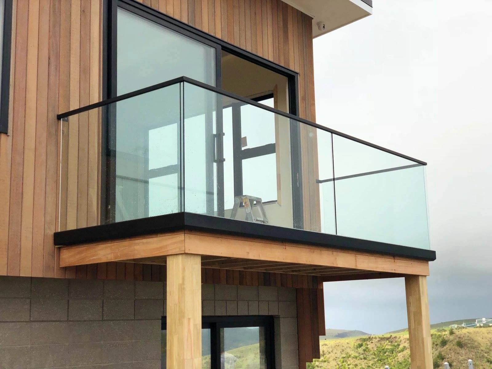 Isıcamlı katlanır cam balkon kapama, balkon iç görünümü